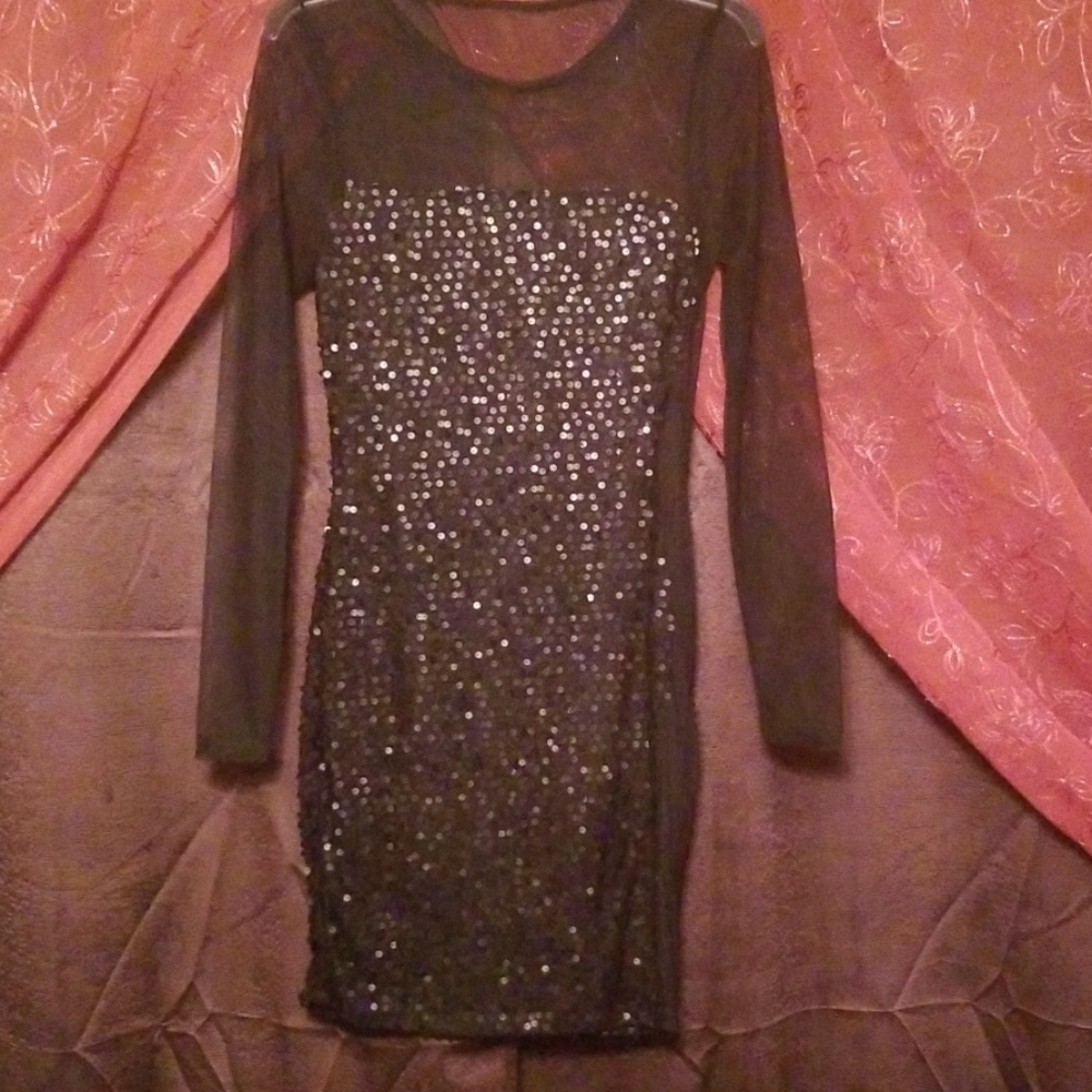 Sexy black dress
